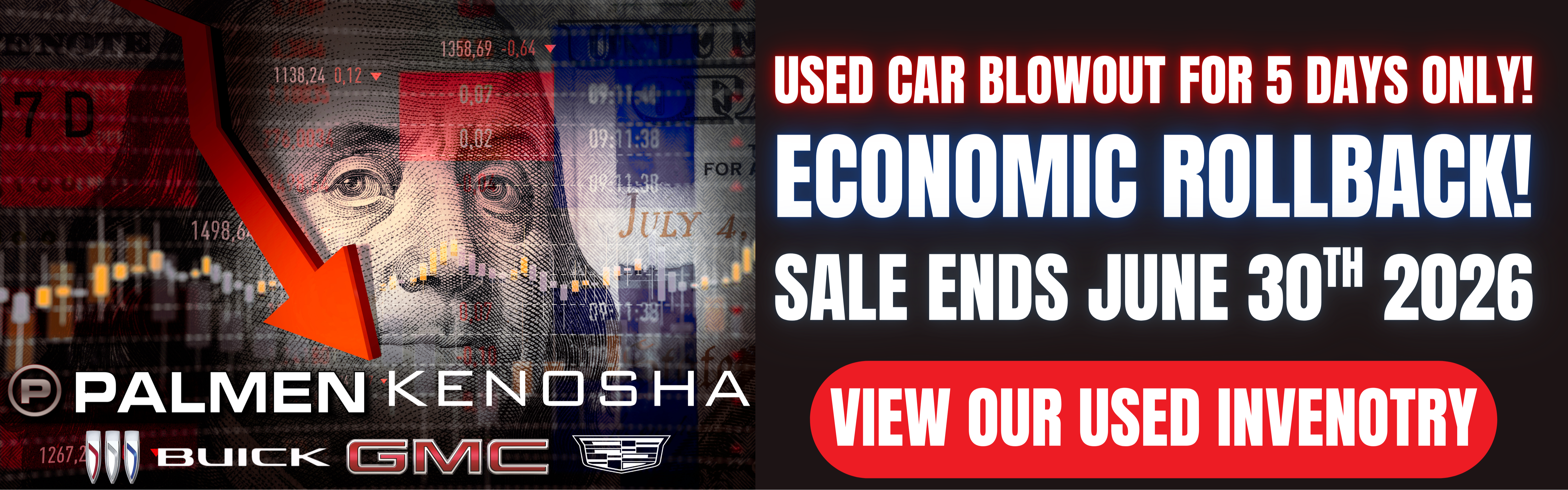 used car blowout sale